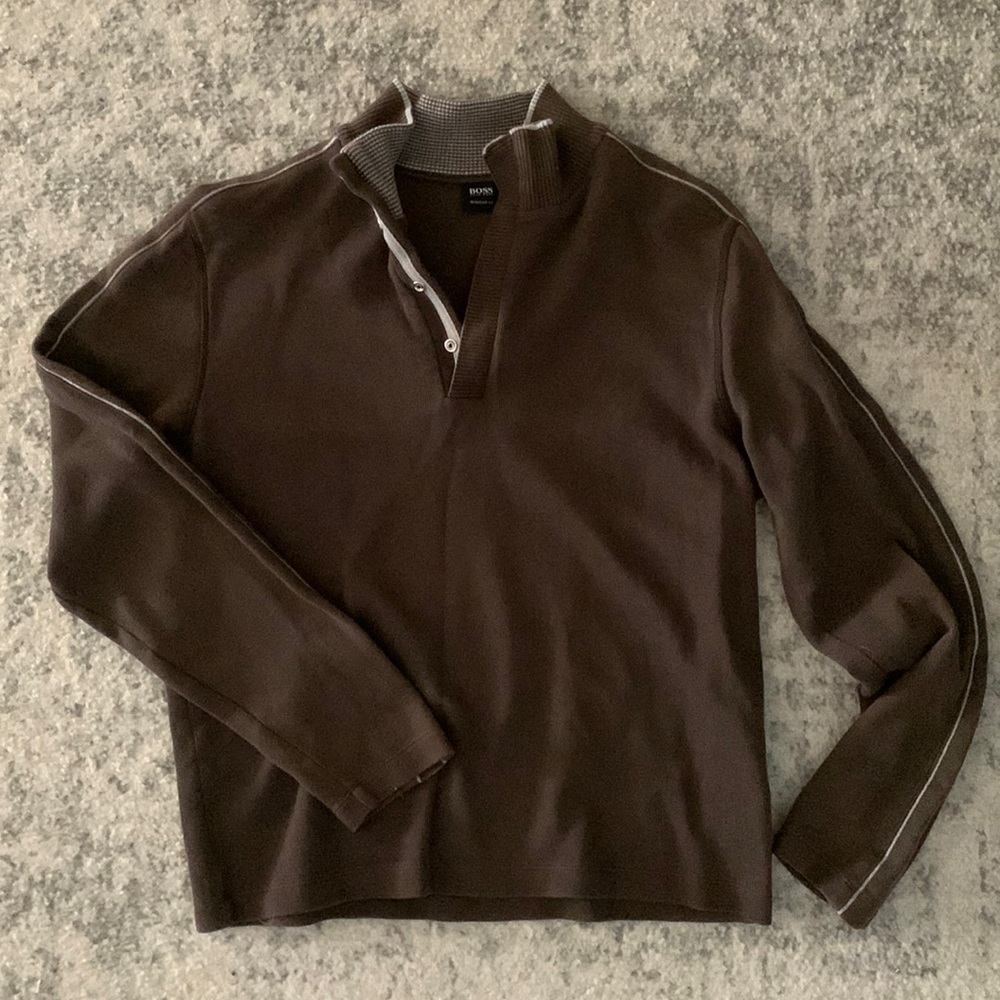 Hugo Boss Piceno Mock Neck Sweater